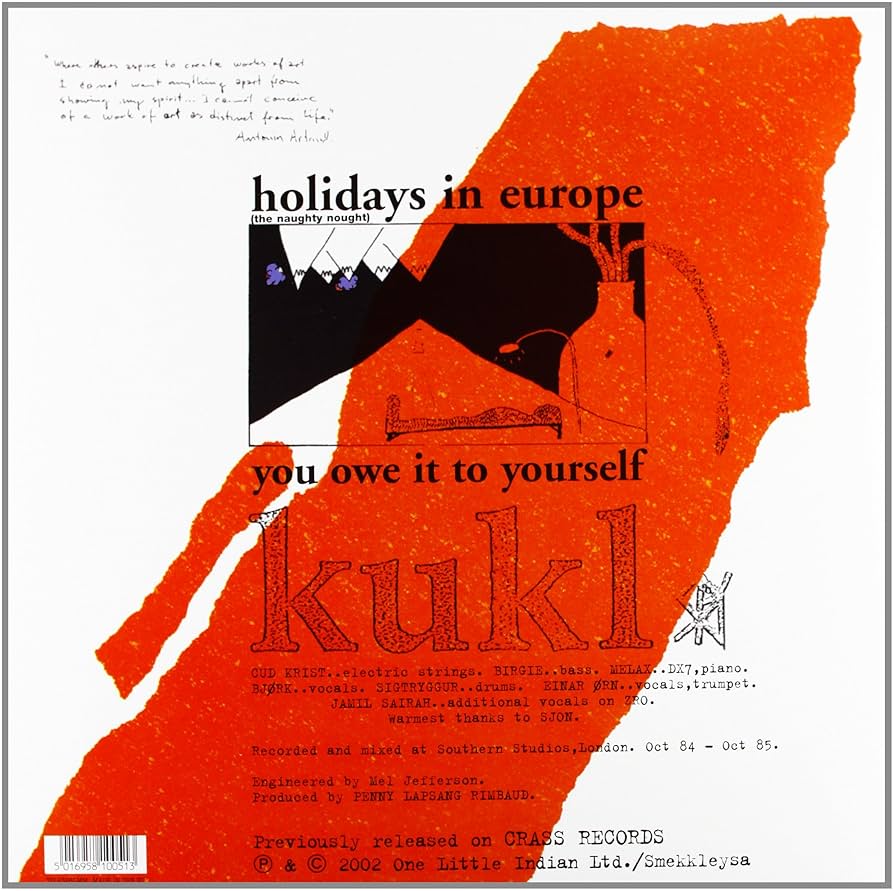 英LP Kukl Holidays In Europe (The Naughty Nought) TPLP326DMM One Little Indian 未開封 /00260 Kukl – Holidays In Europe (The Naughty Nought) – Vinyl (DMM